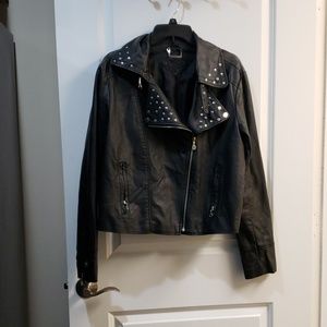 JouJou black biker jacket